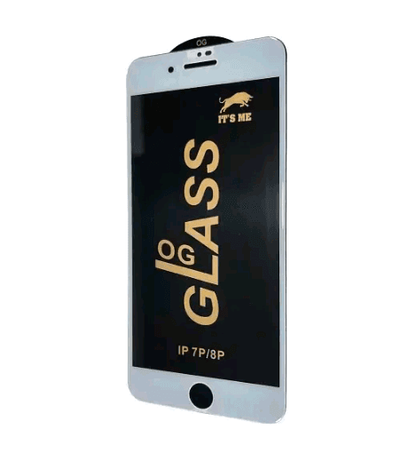 Захисне скло OG Glass для iPhone 6+/7+/8+ (Білий)