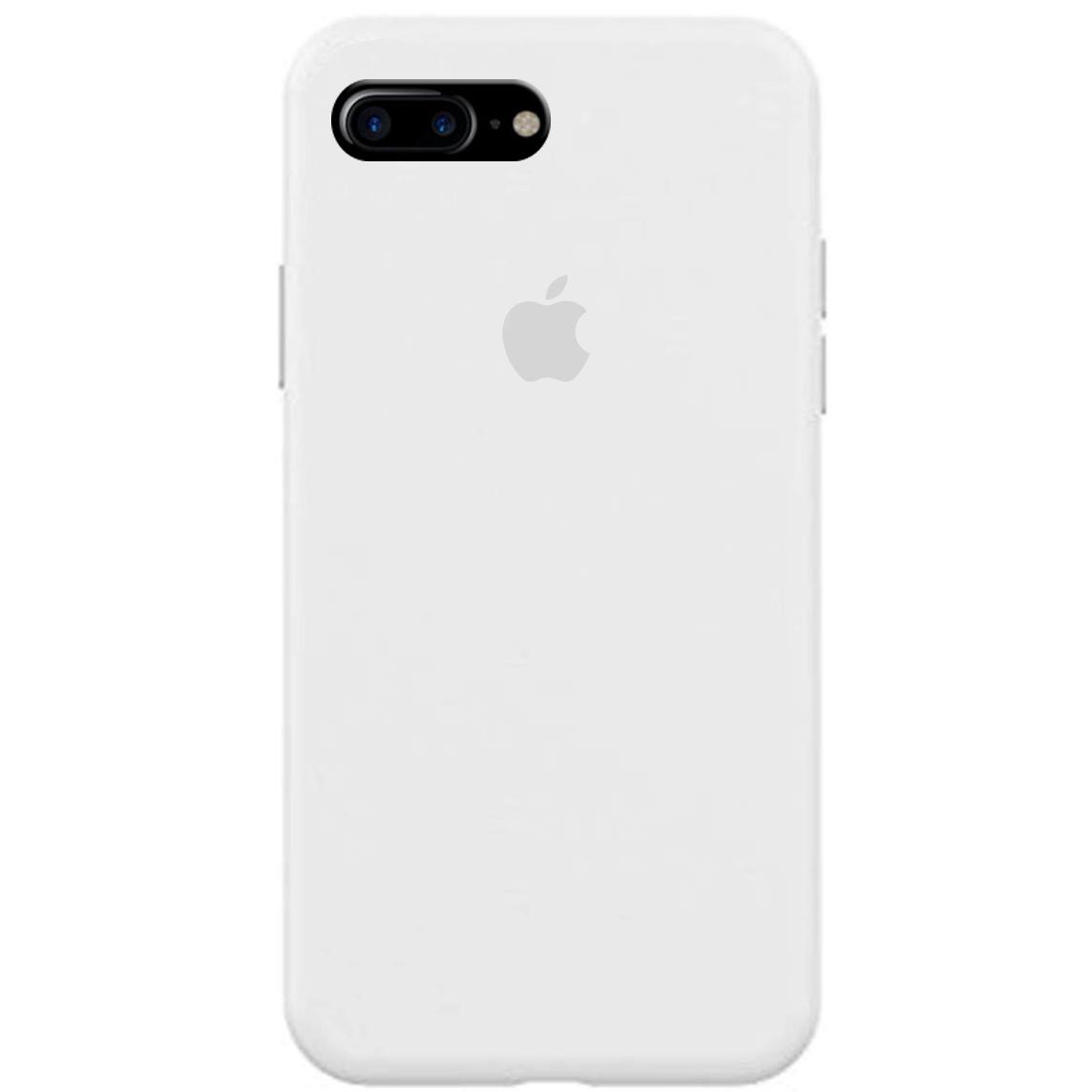 Silicone Case Full Protective (AA) для iPhone 7 plus / 8 plus (5.5") (White)