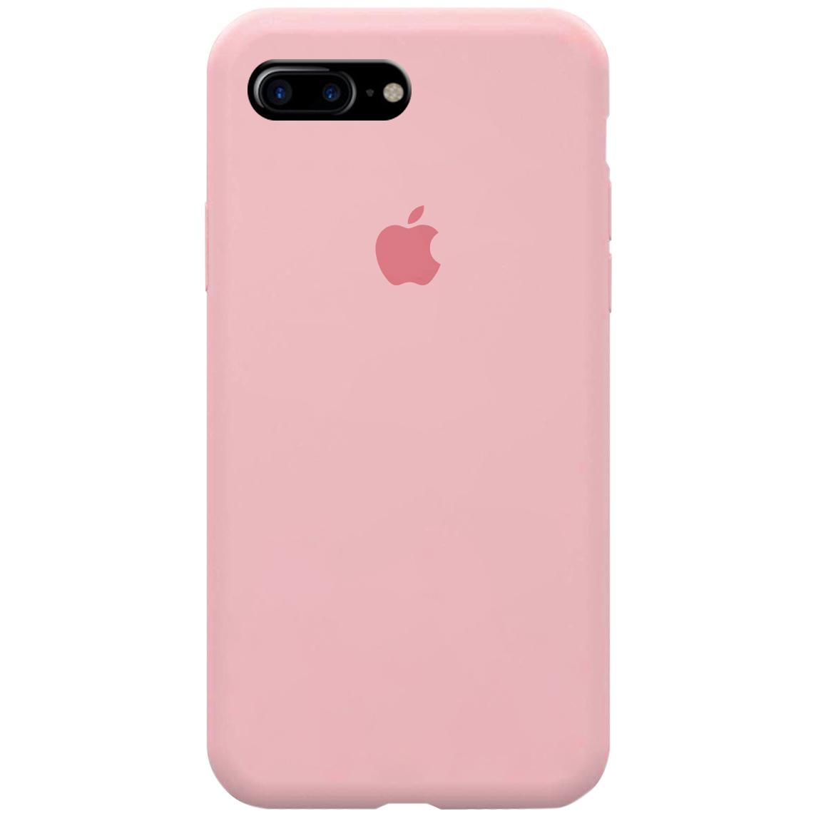 Silicone Case Full Protective (AA) для iPhone 7 plus / 8 plus (5.5") (Pink)