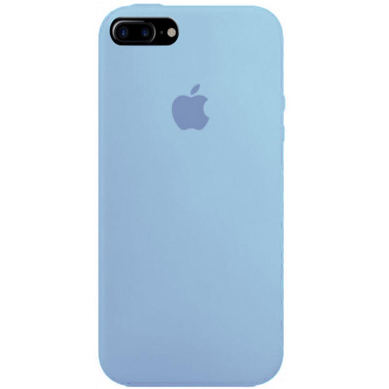 Silicone Case Full Protective (AA) для iPhone 7 plus / 8 plus (5.5") (Lilac Blue)