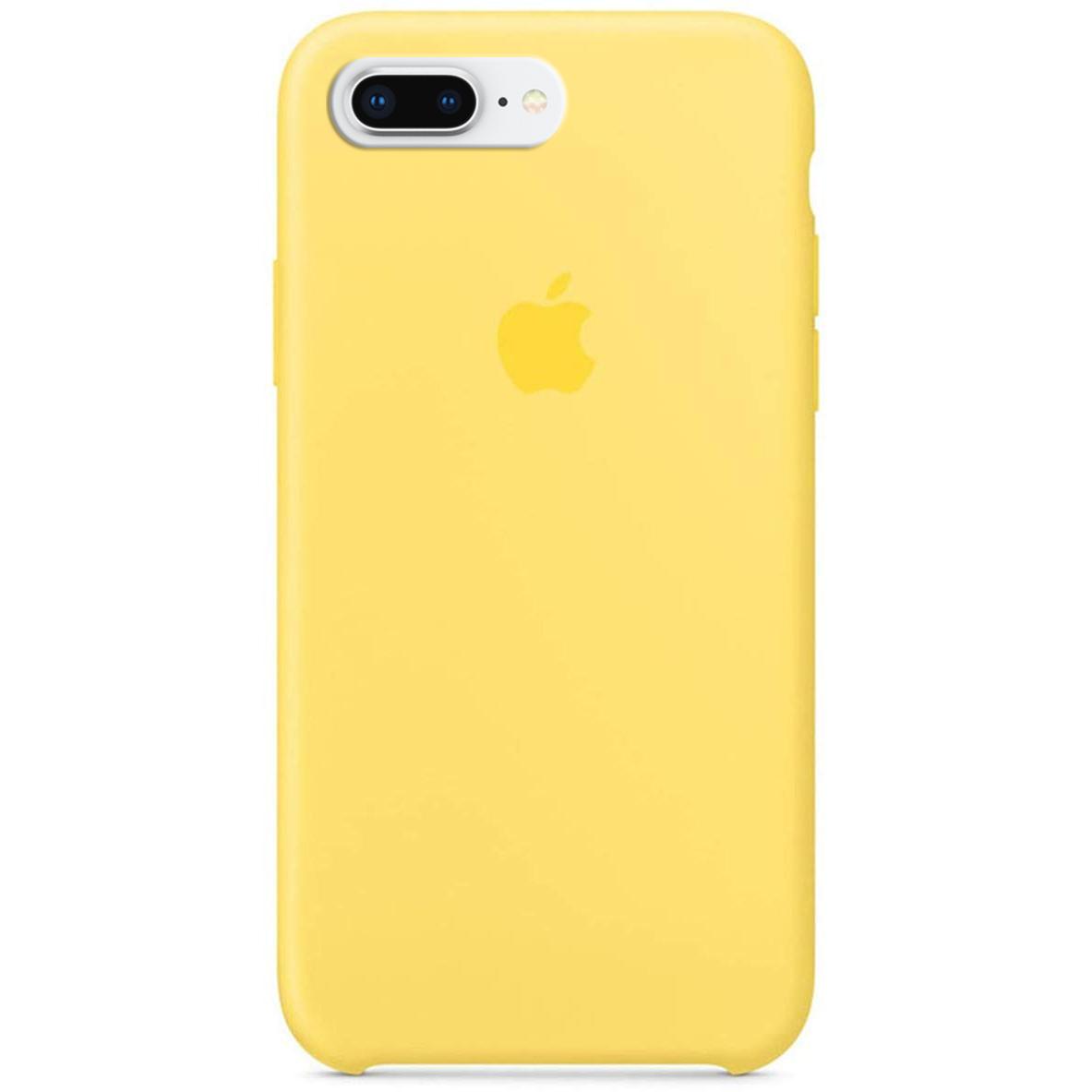 Silicone Case (AA) для iPhone 7 plus / 8 plus (5.5") (Canary Yellow)