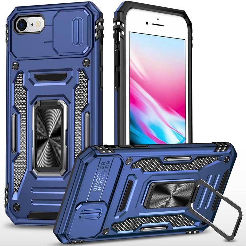 Накладка Camshield Army Ring для iPhone 7/8/ SE 2020 Navy