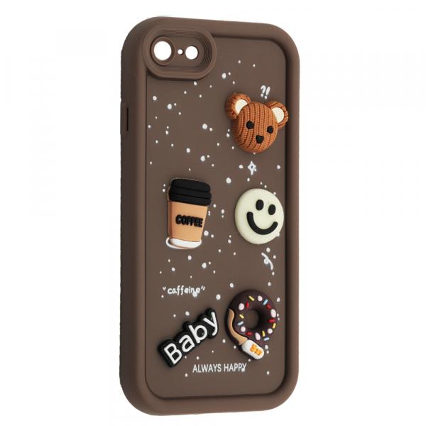 Чохол Pretty Toys для IPhone 7 / 8 / SE 2020 (Brown/baby donut)