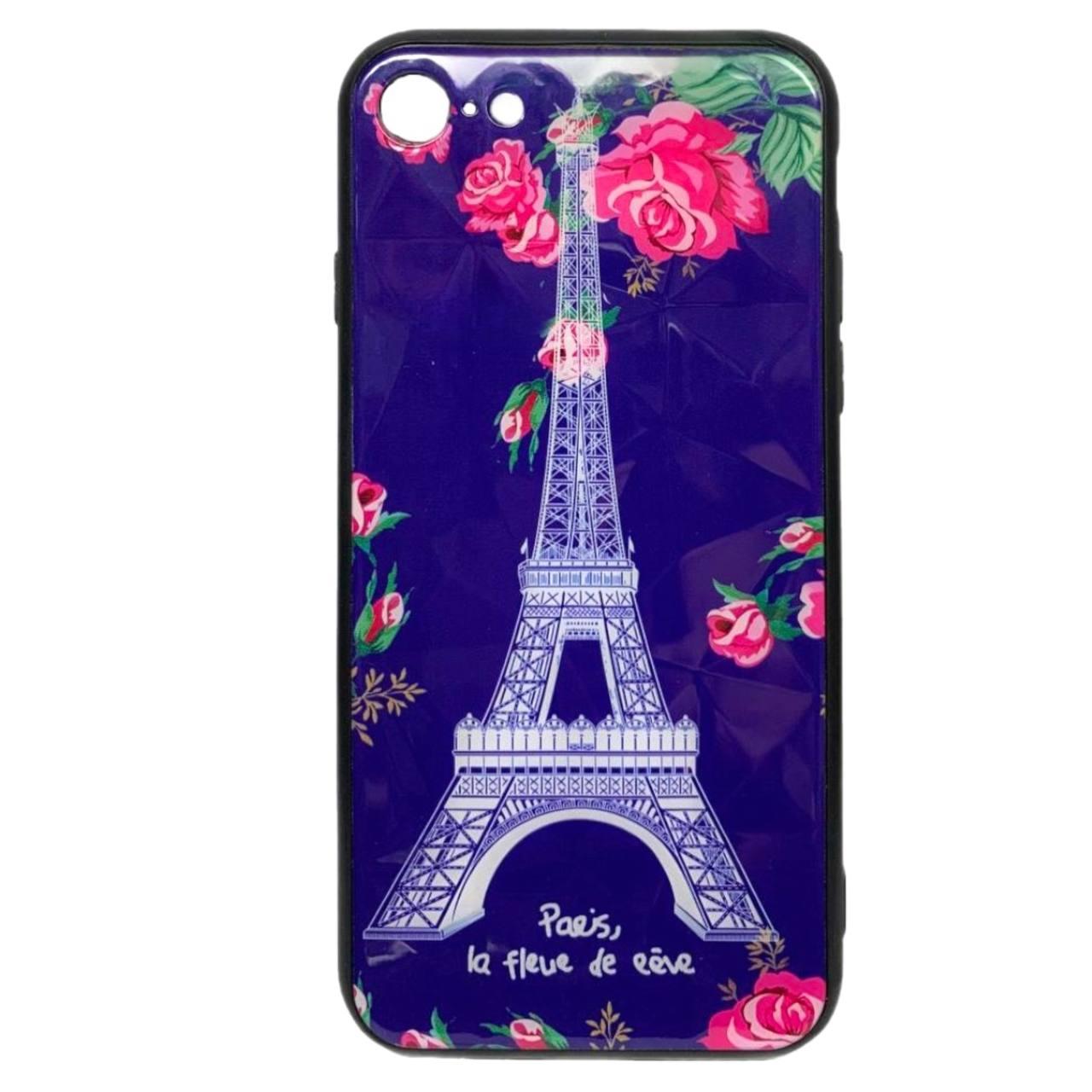 Накладка Glass case iPhone 7/8 (Paris)