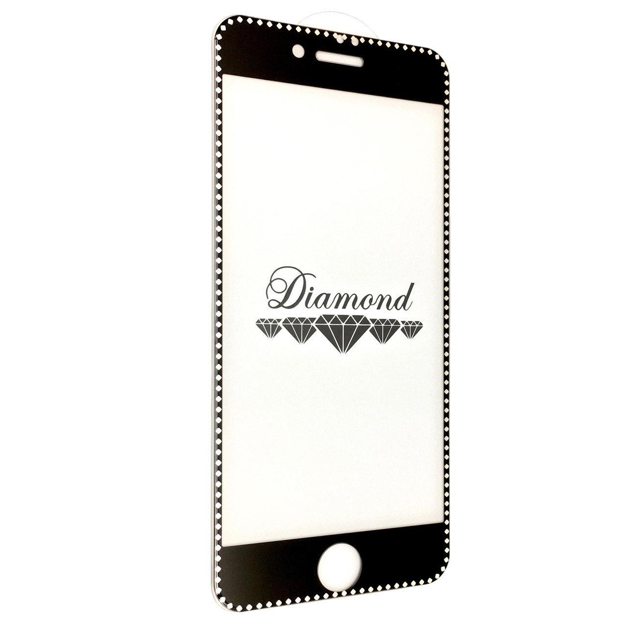 Захисне скло DK Diamond Full Glue для iPhone 6 / 6S чорне