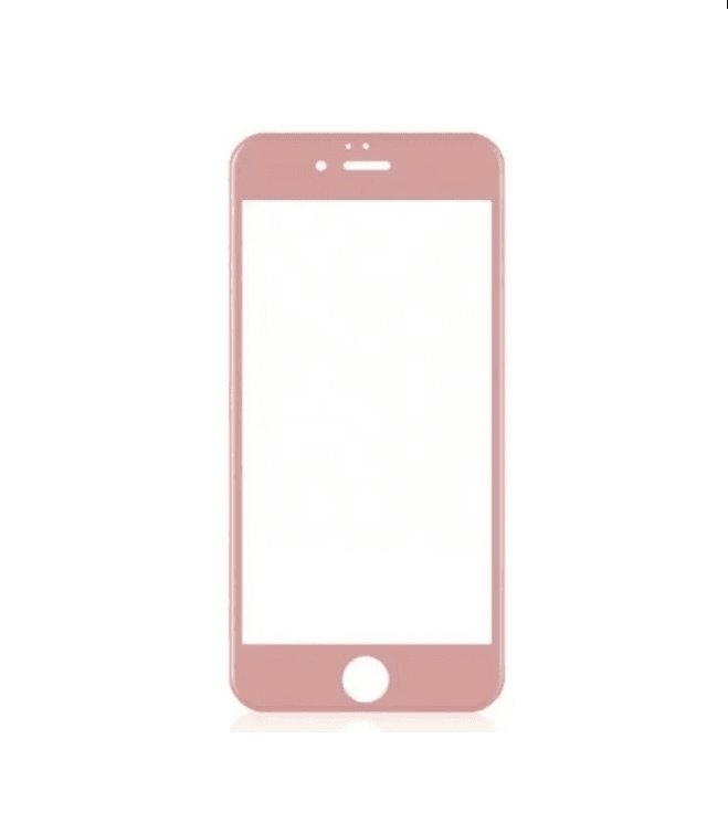 Захисне скло 4D для  iPhone 7 / 8 / SE 2020 рожеве золото