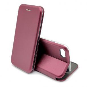 Книжка Premium для iPhone 7/8/SE 2020 бордова