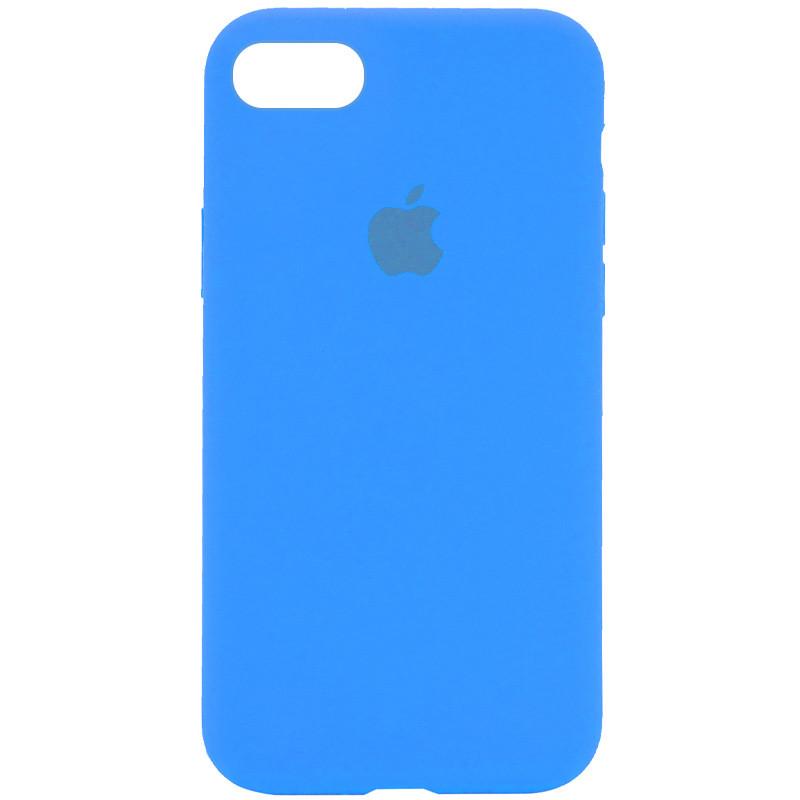 Silicone Case Full Protective (AA) для iPhone 7/8/SE (2020) (Blue)