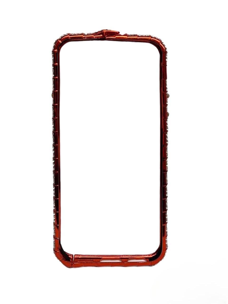 BVLGARI бампер змея iPhone 6/6s/7/8 (red)