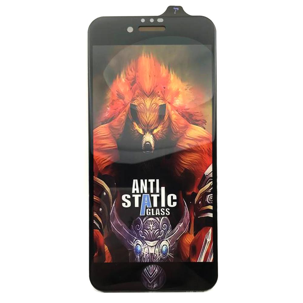 Захисне скло ESD Bear Antistatic для  iPhone 7/8/SE 2020 чорна рамка