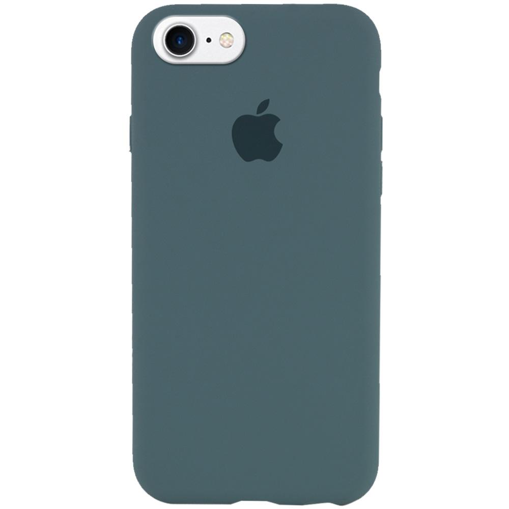Silicone Case Full Protective (AA) для iPhone 7/8/SE (2020) (Pine Green)