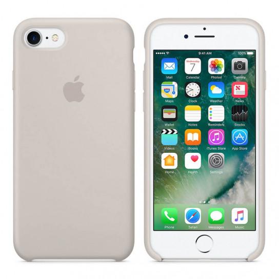 Silicone Case (AA) для iPhone 7/8/SE (2020) (Stone)