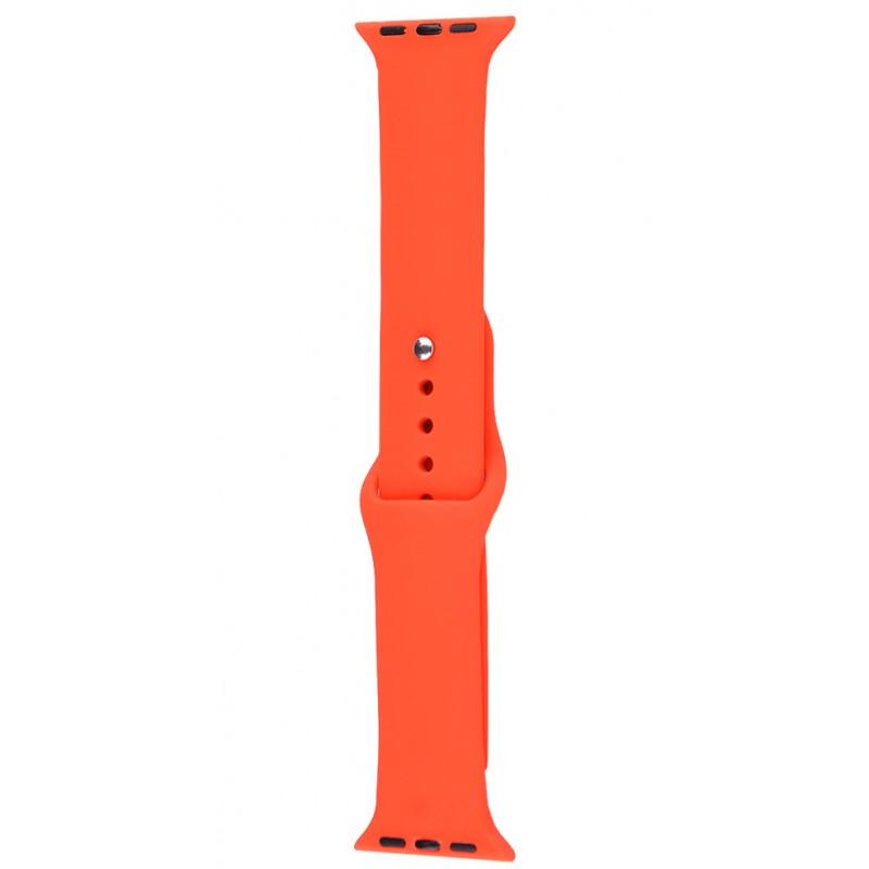 Ремінець Silicone (S) для Watch 42mm/44mm/45mm / Ultra (orange)