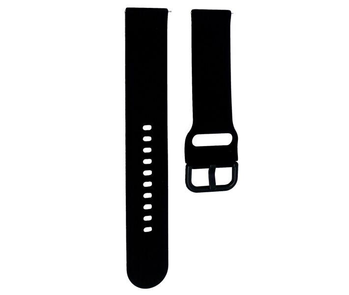 Ремінець DK Silicone Sport Band для Samsung Watch 20 mm (40/42/44) (R500/R810/R820/R830) 20mm (black)
