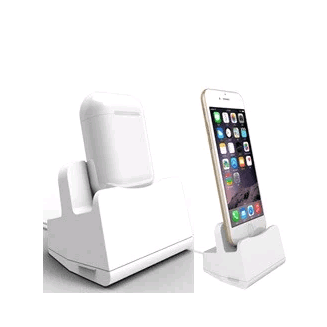 Док станція для  AirPods & iPhone (white)