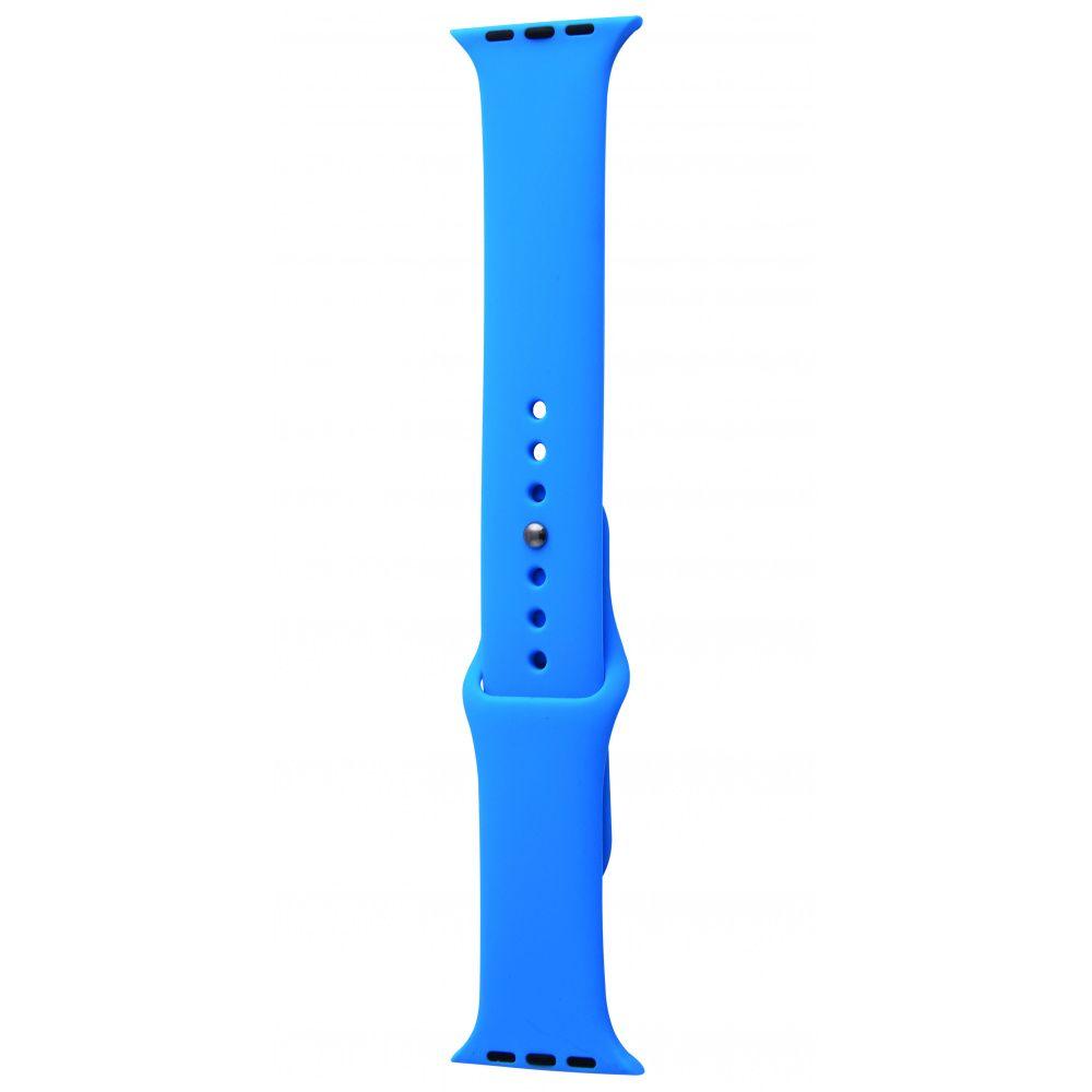 Ремінець Silicone  для  Apple Watch 42mm/44mm (Tahoe Blue)