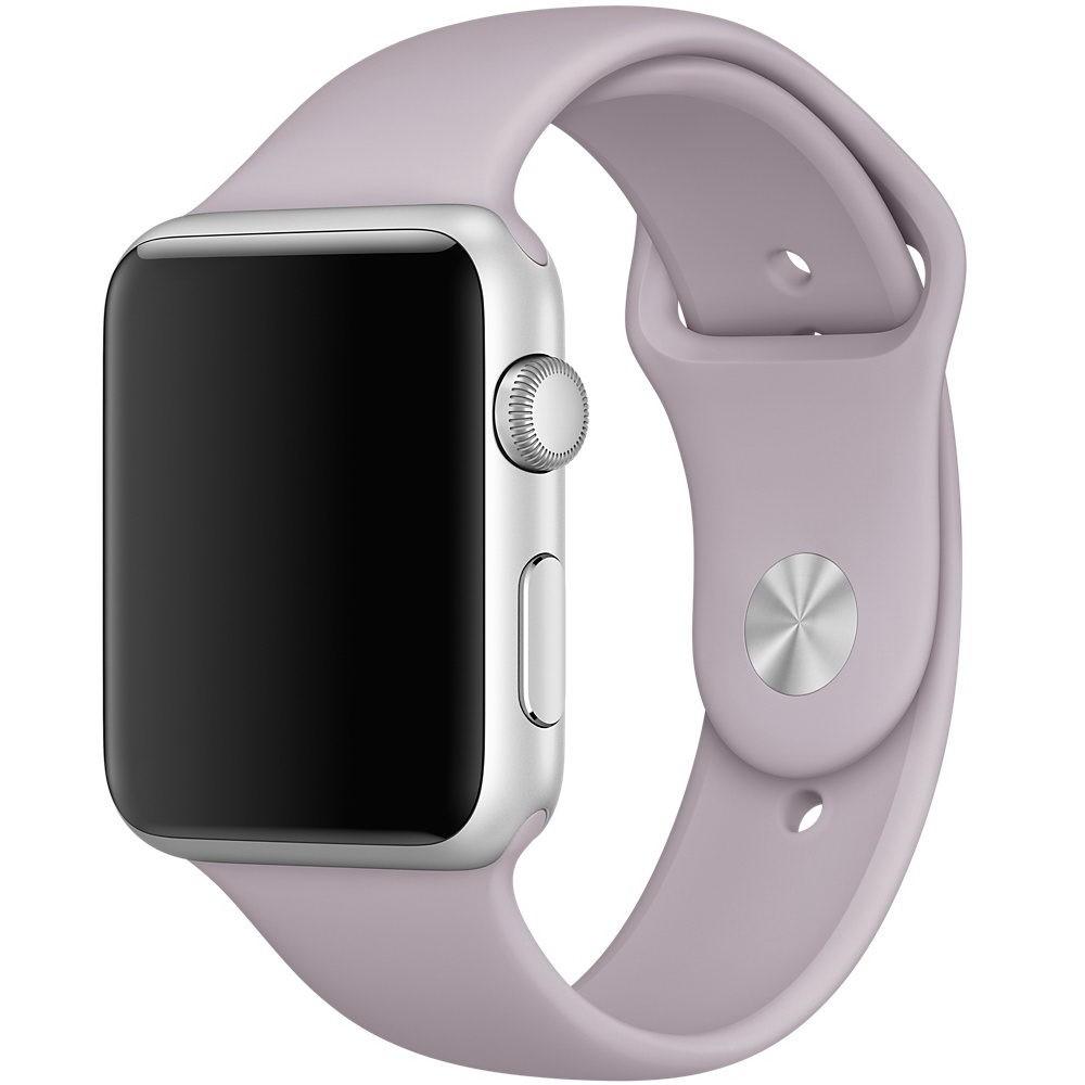 Ремінець Silicone (S) для Watch 42mm/44mm/45mm/Ultra  (Lavender)