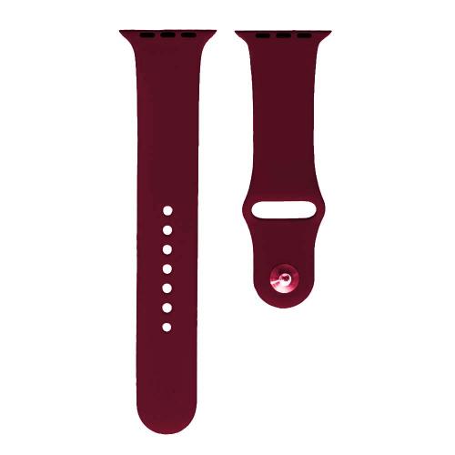 Ремінець Silicone (S) для Watch 42mm/44mm/45mm  (Marsala)