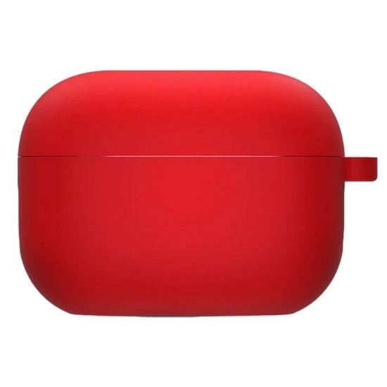 Silicone Case для Airpods 4 з мікрофіброю  (Red)