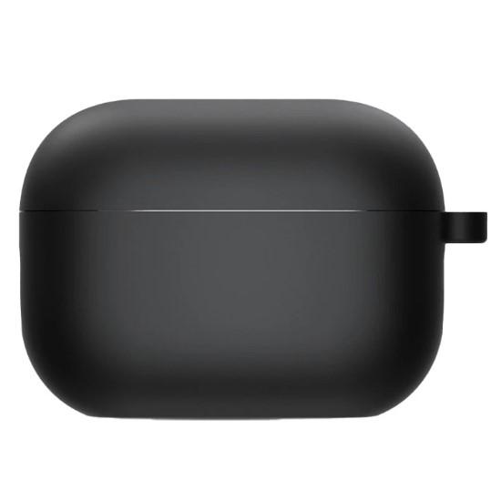 Silicone Case для Airpods 4 з мікрофіброю (Black)