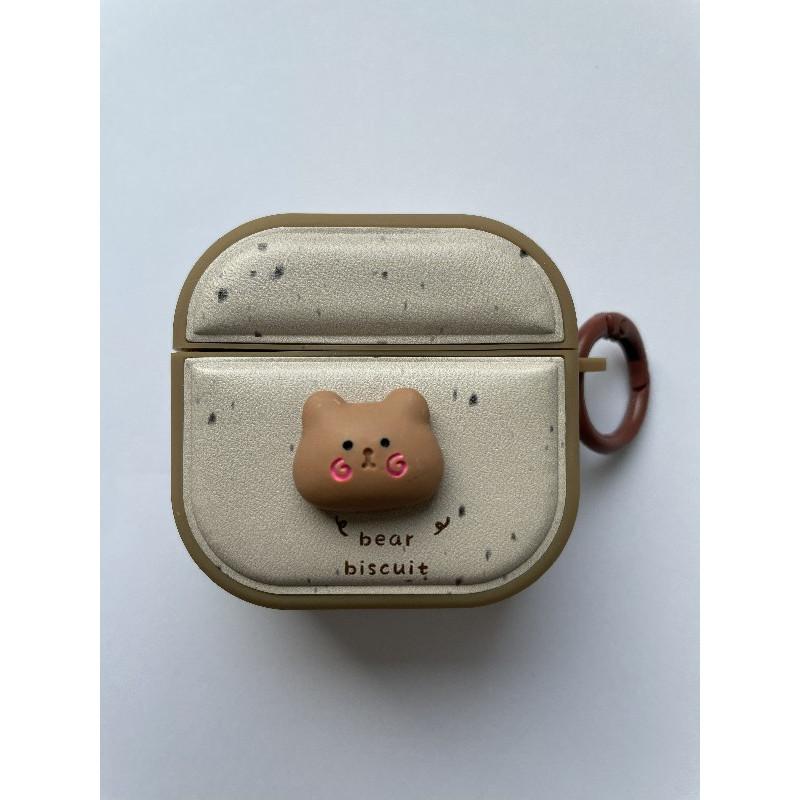 Чохол TOYS  для Airpods 4 Bear Biscuit