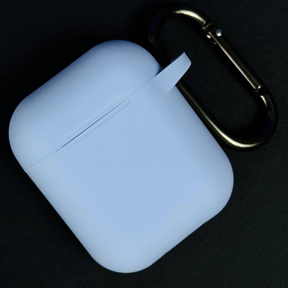 Силіконовий футляр для AirPods 4 (Lilac cream)
