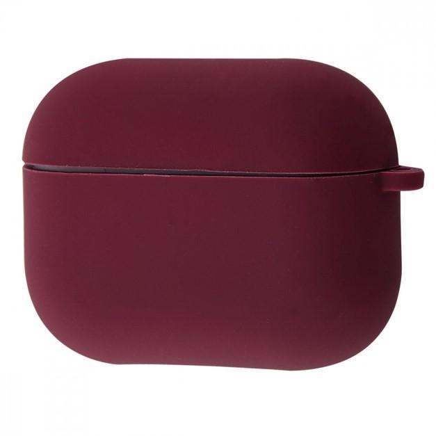 Силіконовий футляр для AirPods Pro 3 (Marsala)