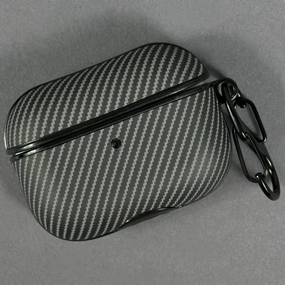 Силіконовий футляр Карбон для AirPods Pro 3 (Dark grey)
