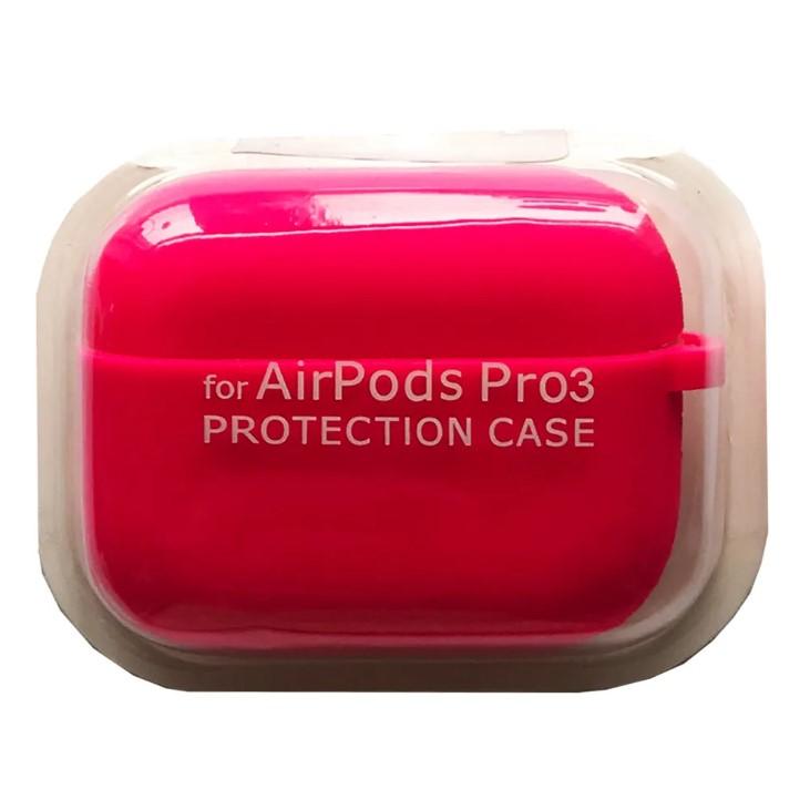Silicone Case для Airpods Pro 3 з мікрофіброю (Barbie pink)