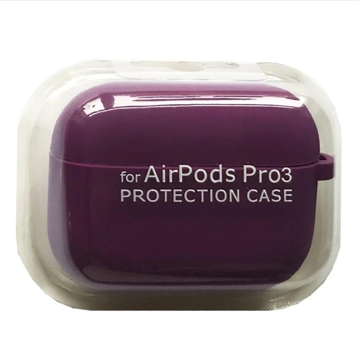 Silicone Case для Airpods Pro 3 з мікрофіброю (Grape)