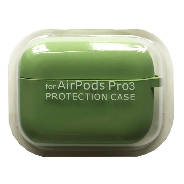 Silicone Case для Airpods Pro 3 з мікрофіброю (Pistachio)