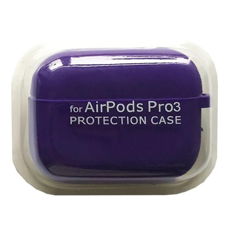 Silicone Case для Airpods Pro 3 з мікрофіброю (Violet)