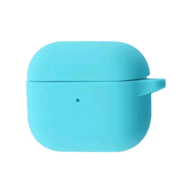 Silicone Case для Airpods 3 з мікрофіброю  (Turquoise)