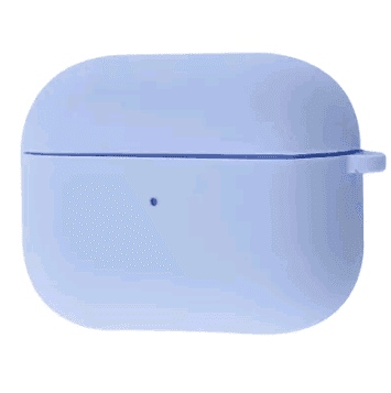 Silicone Case для Airpods 3 з мікрофіброю (Lilac cream)