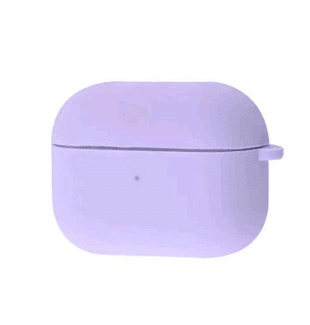 Silicone Case для Airpods 3 з мікрофіброю  (Light Purple)