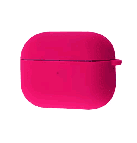 Silicone Case для Airpods 3 з мікрофіброю (Rose red)