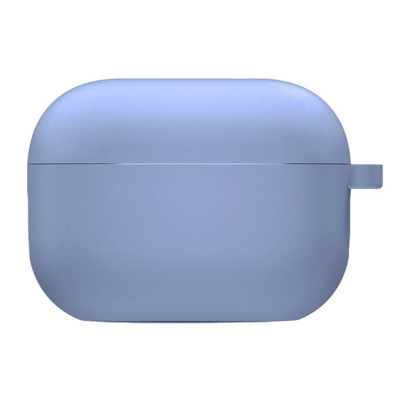 Silicone Case для Airpods Pro 2 з мікрофіброю (Lilac cream)