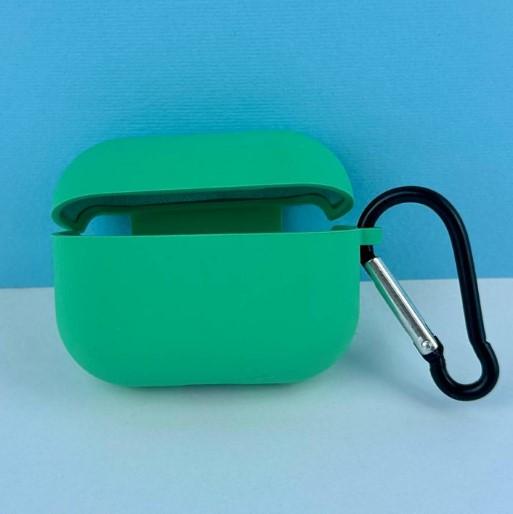 Silicone Case для Airpods Pro 2 з мікрофіброю (Mint)
