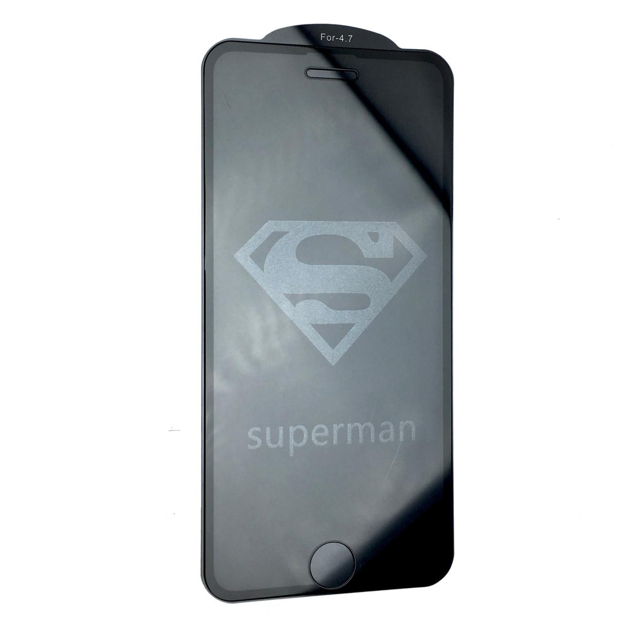 Захисне скло DK-Case Hologram для Apple iPhone 6/7/8 Супермен