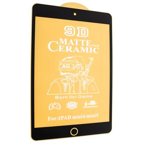 Гнучке скло Ceramic MATT для  iPad Mini 4 7.9"  матове з чорною рамкою (м`яка упаковка)