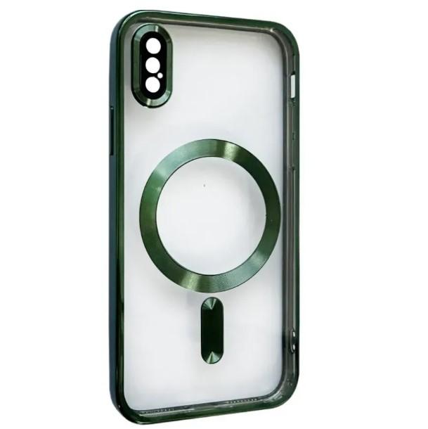 Накладка SHINING Camera MagSafe для iPhone Xr Green