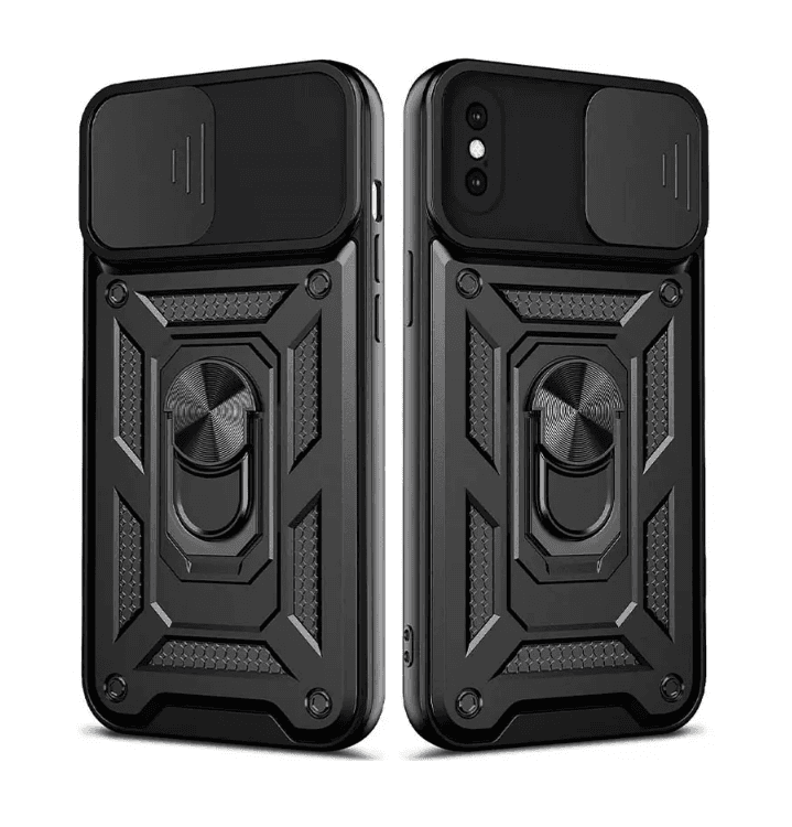 Чохол Camshield Serge Ring для IPhone X / Xs  чорний