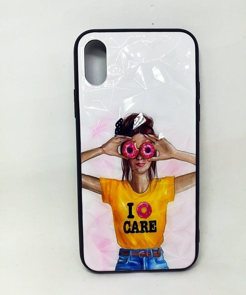 Накладка Ladies для IPhone X/Xs "Пончик"