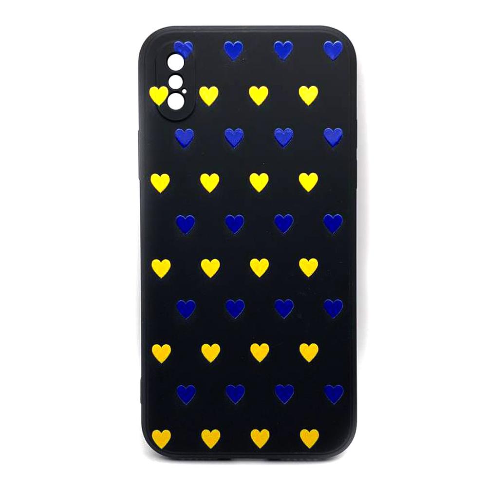 Накладка  WAVE Patriot Case для Iphone X/Xs (ua hearts)