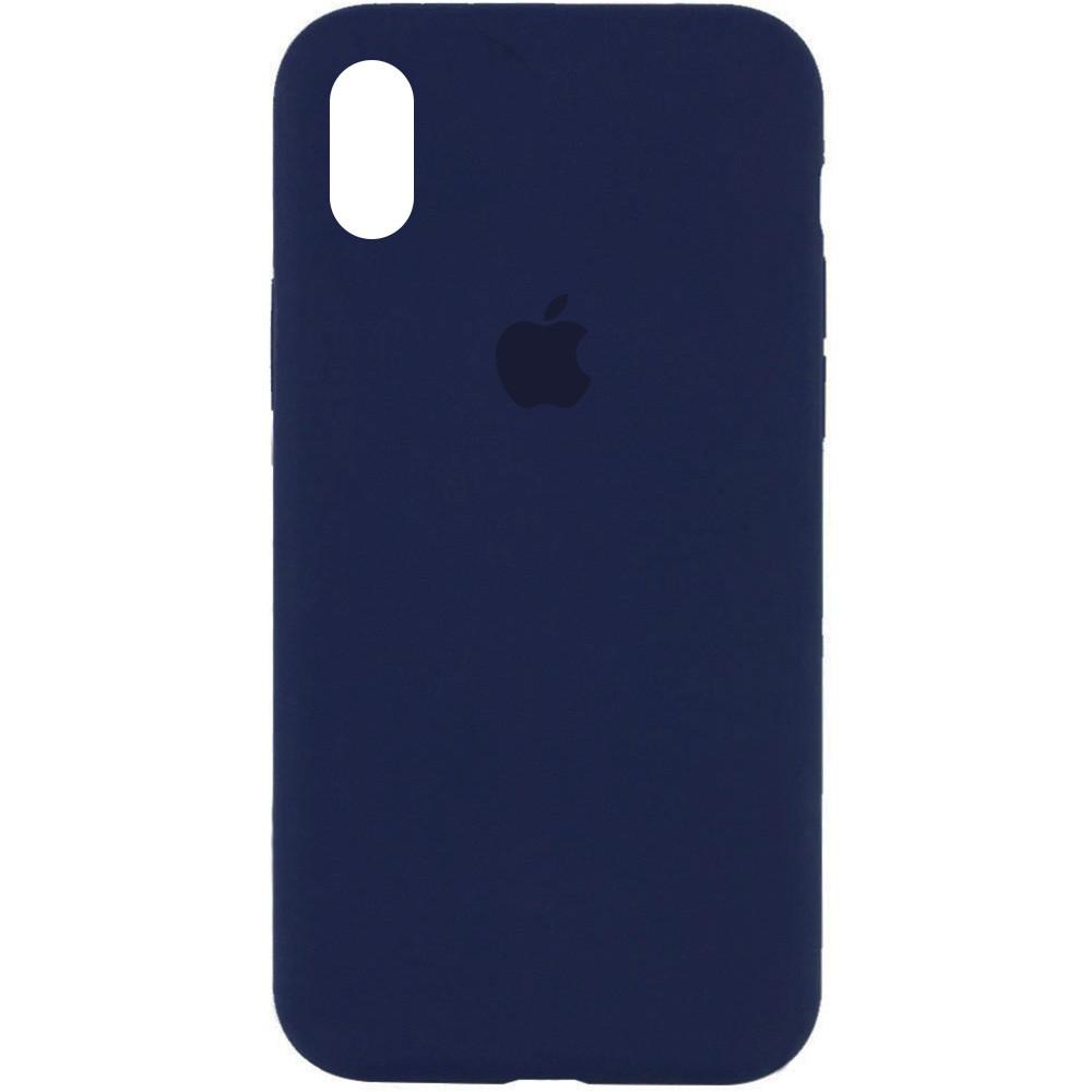 Silicone Case Full Protective (AA) для iPhone Xs Max (Deep Navy)