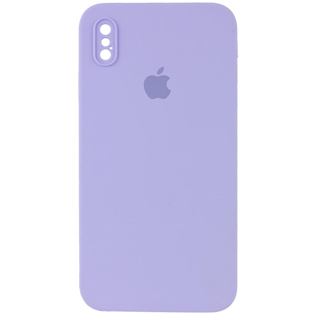 Silicone Case Square Full Camera Protective (AA) для iPhone XS (5.8") (Dasheen)