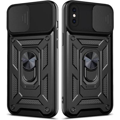 Чохол Camshield з кільцем і захистом камери для Iphone Xr Чорний