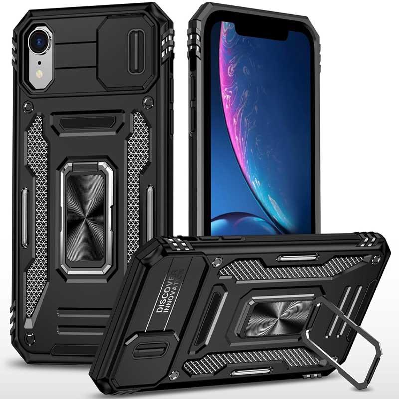 Накладка Camshield Army Ring для iPhone Xr Black