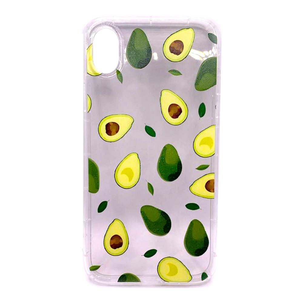 Накладка Transparent in Print для Iphone Xr (Avocado)