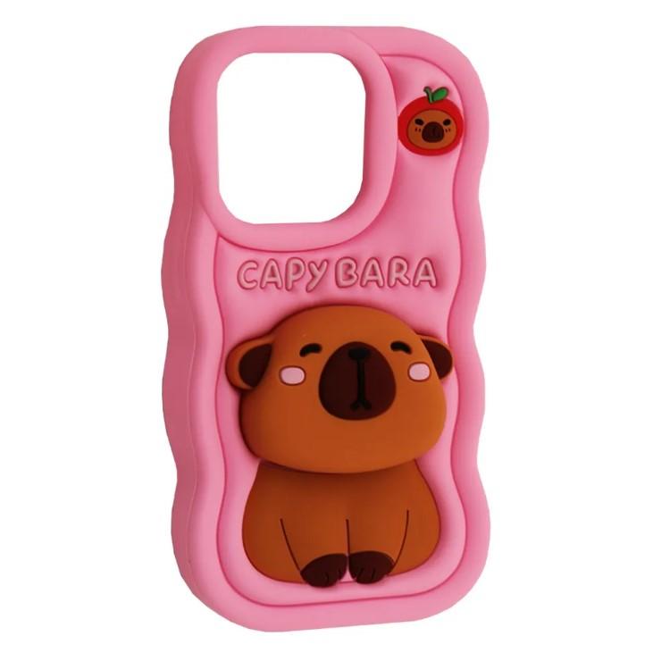 Чохол CAPYBARA for iPhone 11/XR рожевий
